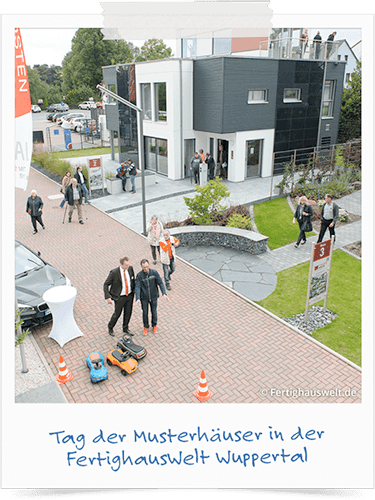 Tag der Musterhäuser in der
FertighausWelt Wuppertal